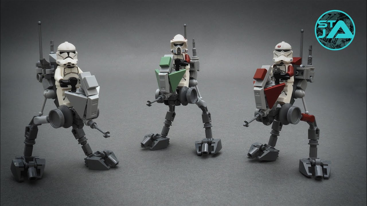 How to build  a minifig scale AT-RT | LEGO Star Wars Instructions