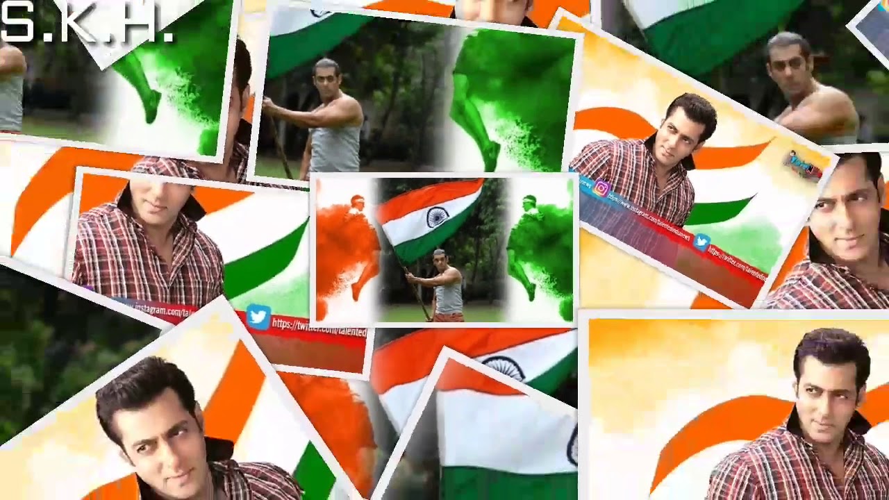 Salman Khan Hindustan flag