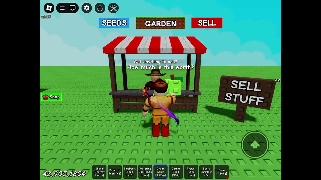 My garden in grow a garden