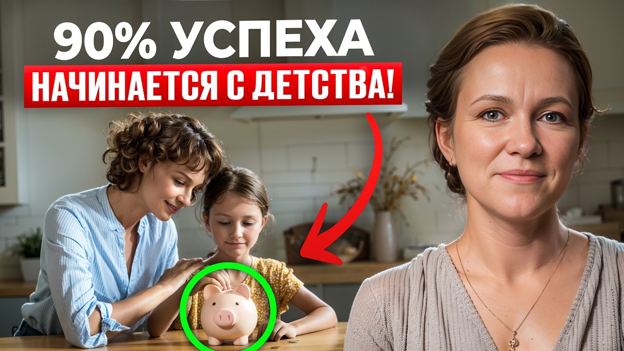 НЕ ДАВАЙТЕ детям ДЕНЬГИ просто так! Метод 3 копилок, который делает ДЕТЕЙ успешными!