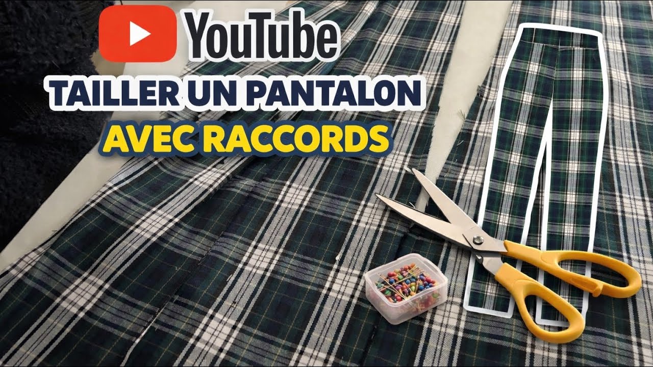 Confectionner - coudre un pantalon avec raccords ♦️