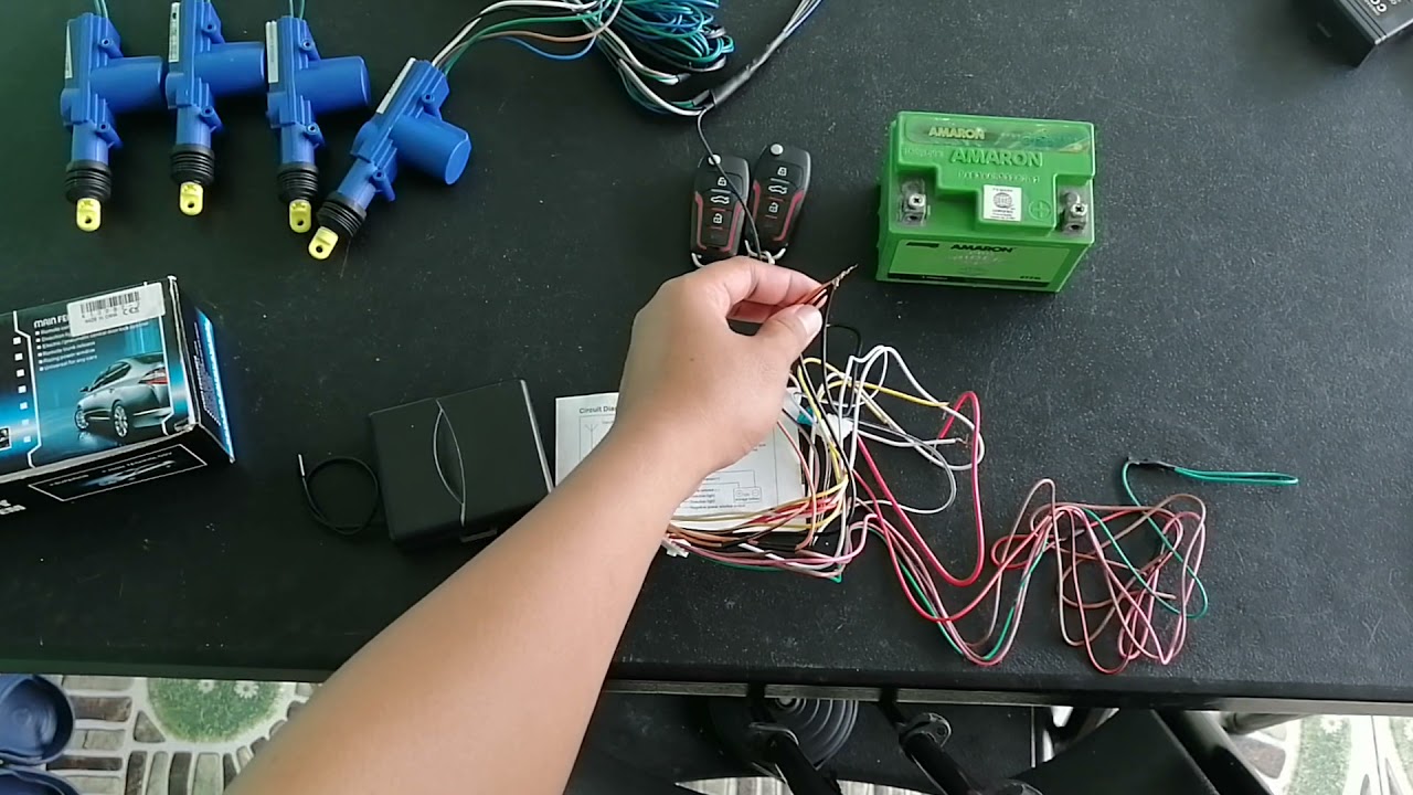Unboxing Keyless Entry System na may magandang Remote at may Flipkeys Slot. Wiring Tutorial.