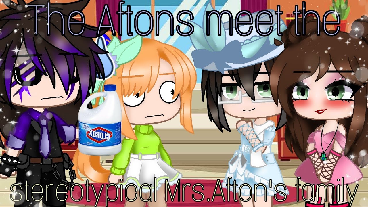 The Aftons meet Mrs.Afton's stereotypical family / FNAF / My AU / gacha_duvar / #aftonfamily #fnaf