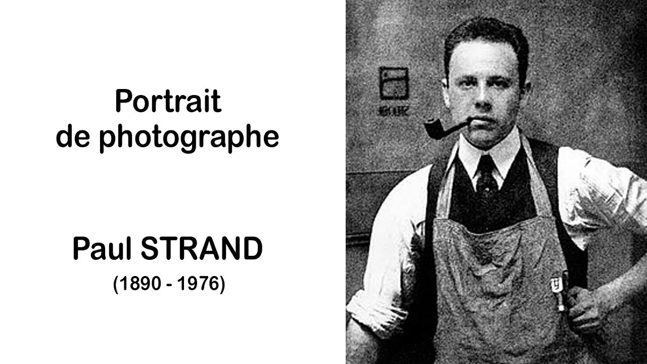 Portrait du photographe Paul Strand (1890 - 1976)