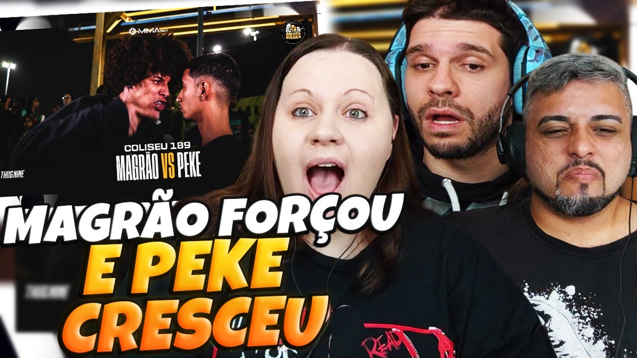 FAMÍLIA REAGE | MAGRÃO X PEKE - BATALHA DO COLISEU - EDIÇÃO 188 - PRIMEIRA FASE | REACT