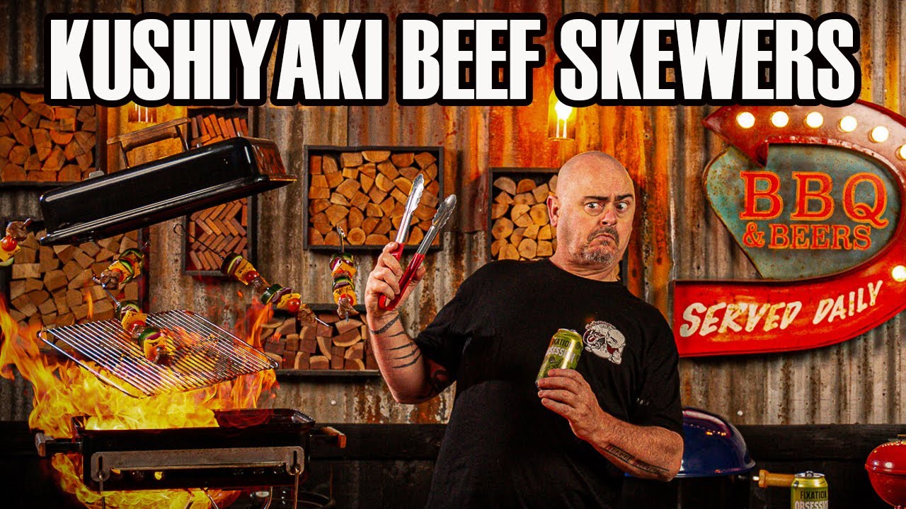 Кусияки из говяжьих шашлычков