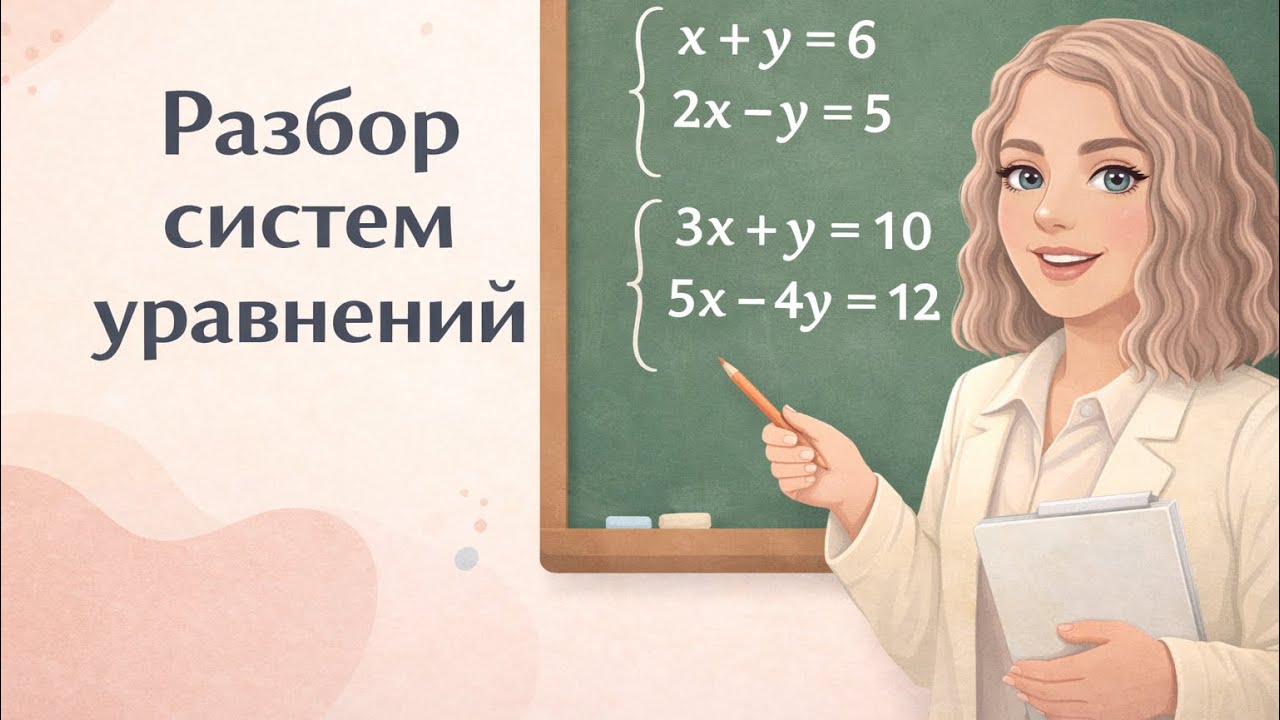 ОГЭ близко? Вот как решать задание 20 — систему уравнений быстро и правильно.