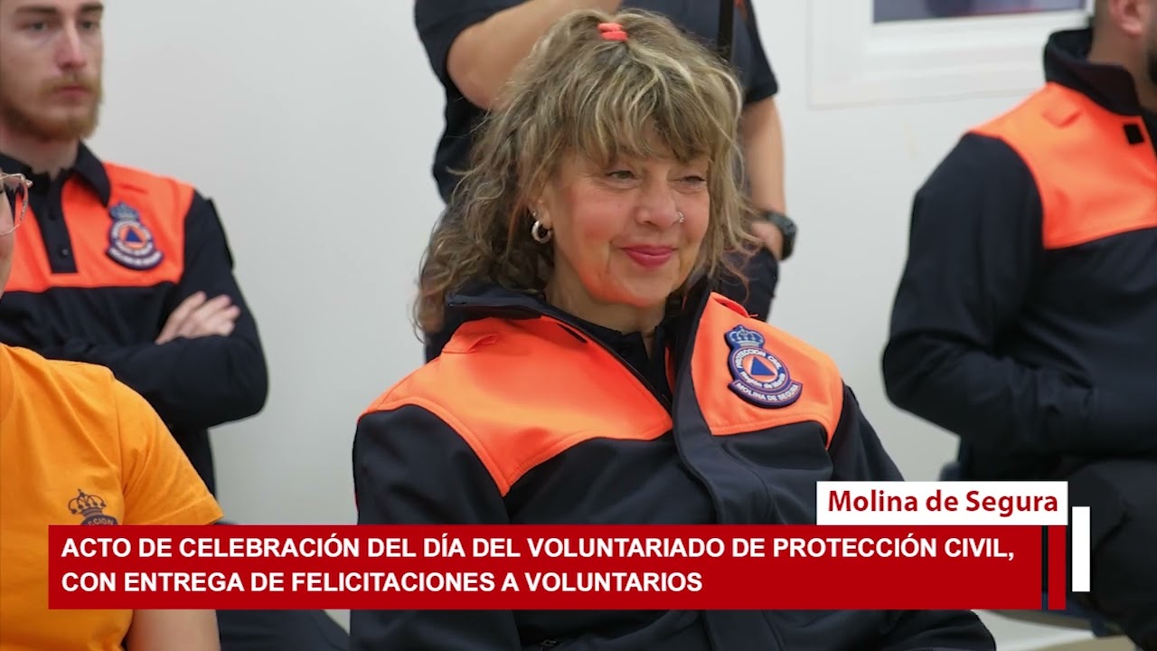 Acto de celebración del Día del voluntariado de Protección Civil