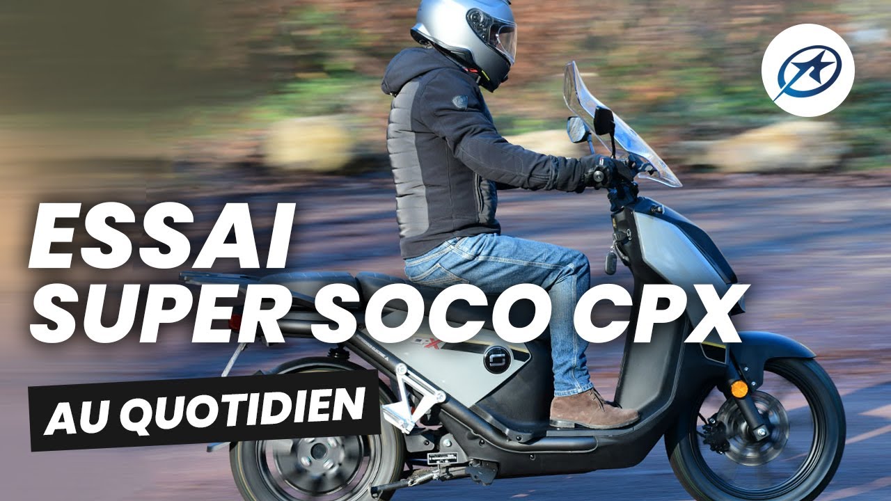 Essai Scooter Supersoco CPX
