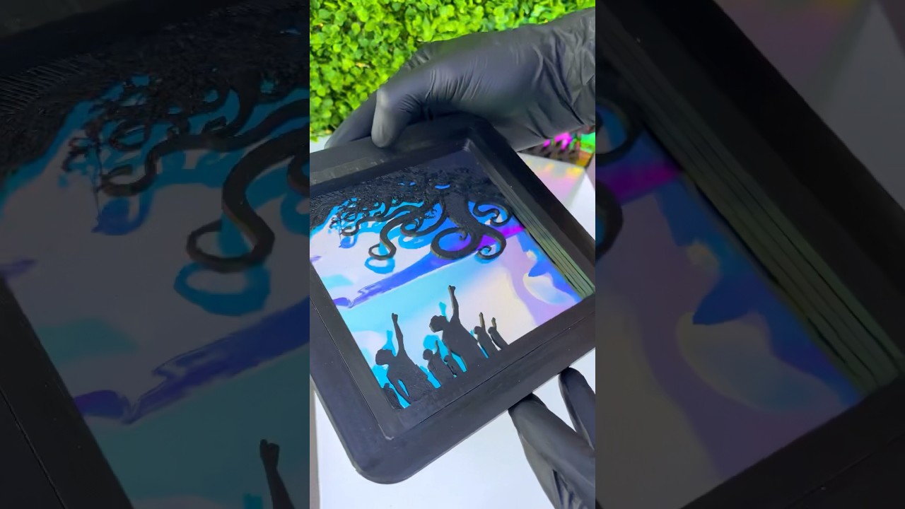 Costruire un portale con silhouette scintillanti ✨ | Breve tutorial di arte fai da te #arte #fai ...