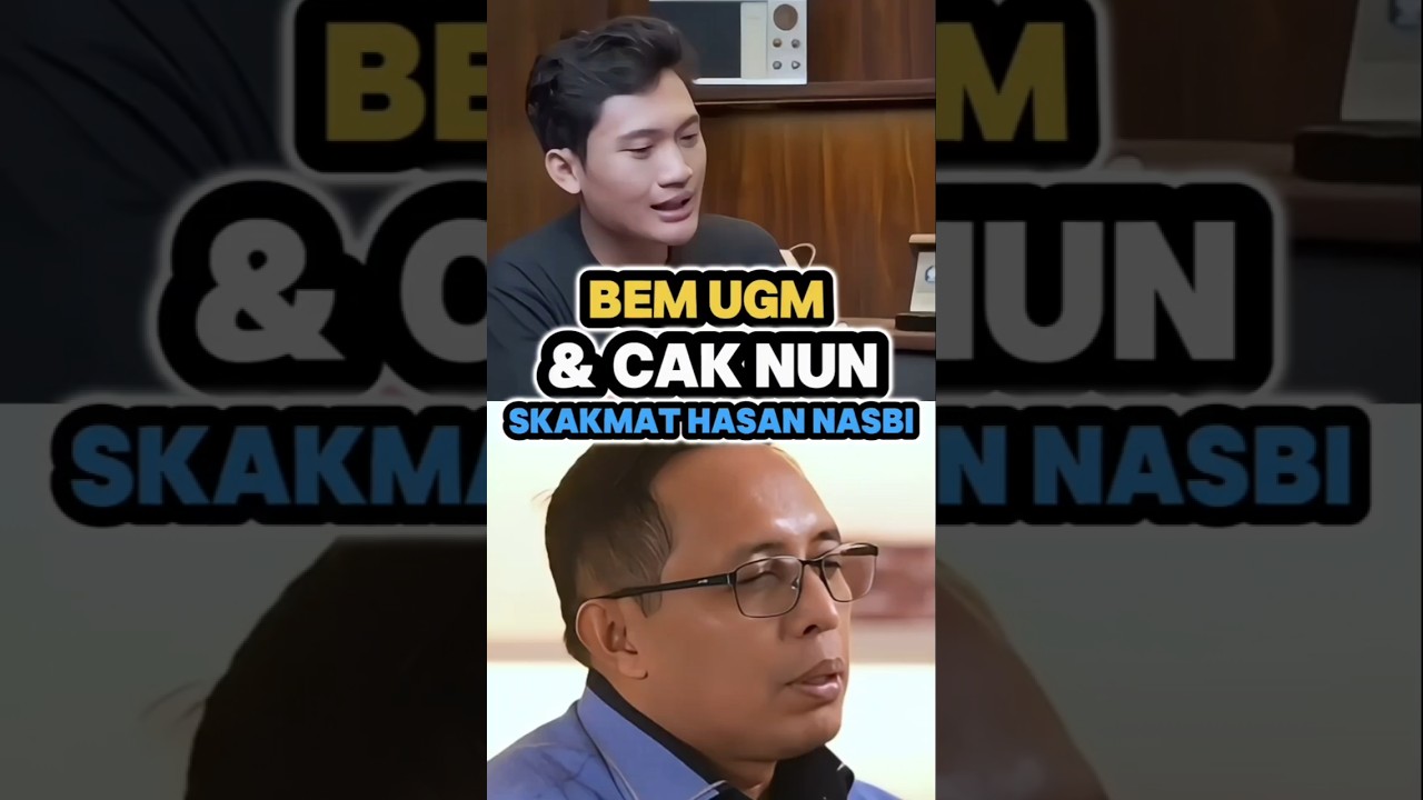 SALAH KAPRAH⁉️HASAN NASBI ANALOGIKAN PEMBANGUNAN NEGARA DENGAN PEMBANGUNAN JEMBATAN⁉️ #bemugm