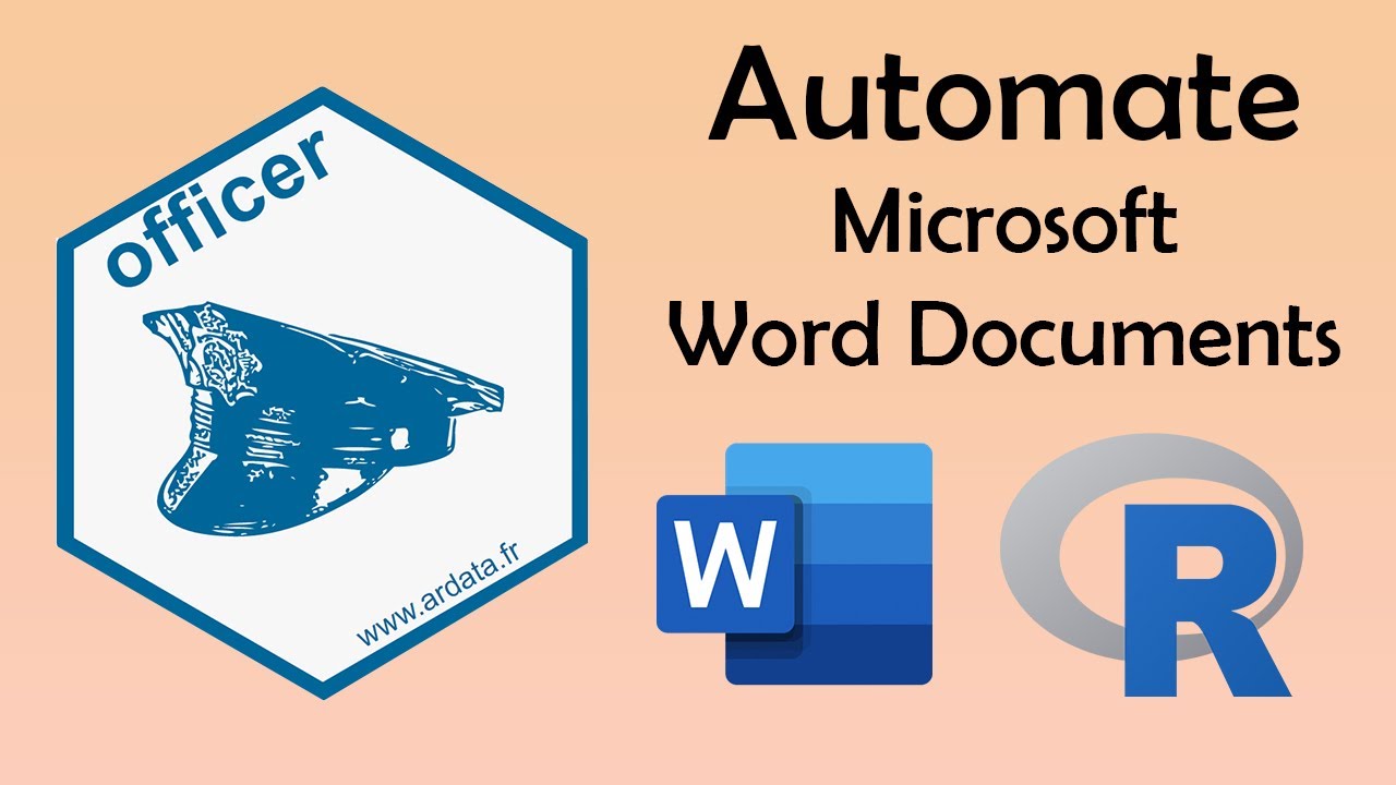 Создание документов Microsoft Word с помощью R (офицерский пакет)