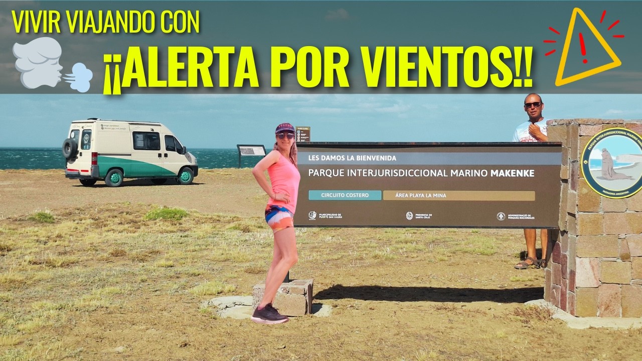 ¿Cómo es vivir viajando con ALERTA POR VIENTOS constantes? La cara cruda de la Patagonia