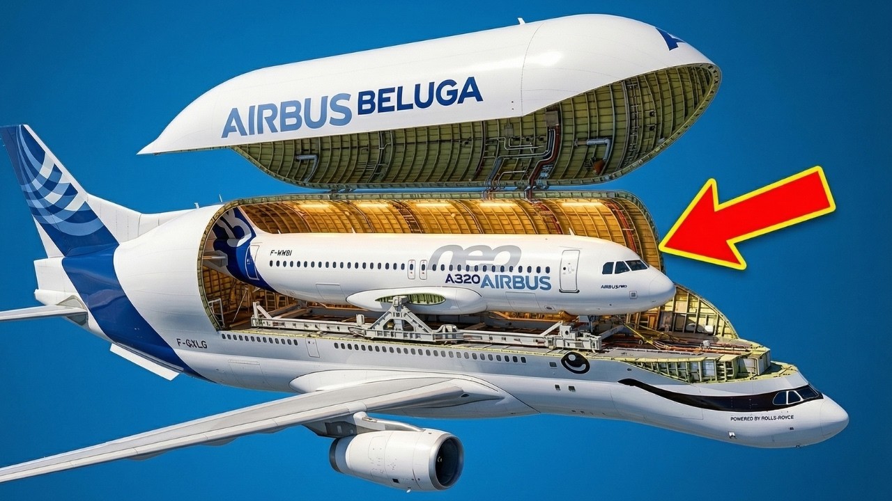 10 ФАКТОВ о САМОМ СТРАННОМ самолёте в мире. Зачем построили Airbus BELUGA?