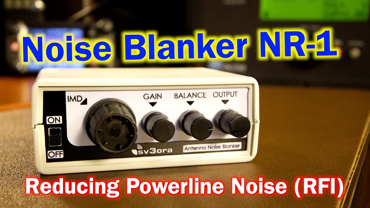 Noise Blanker NR-1 | Reducing Power line Noise (RFI) with the NR-1 | This Beats the QRM Eliminator!