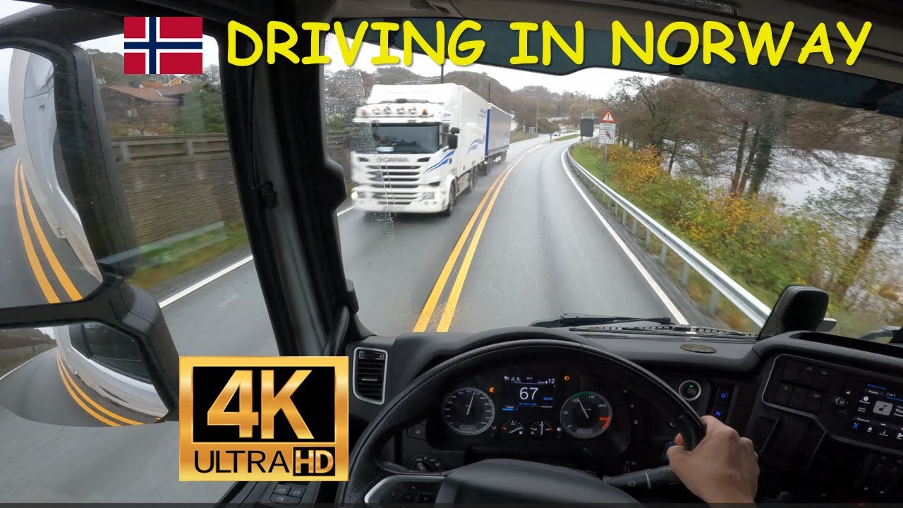 POV Driving Iveco Sway570 - Seaside and mountains of southern Norway