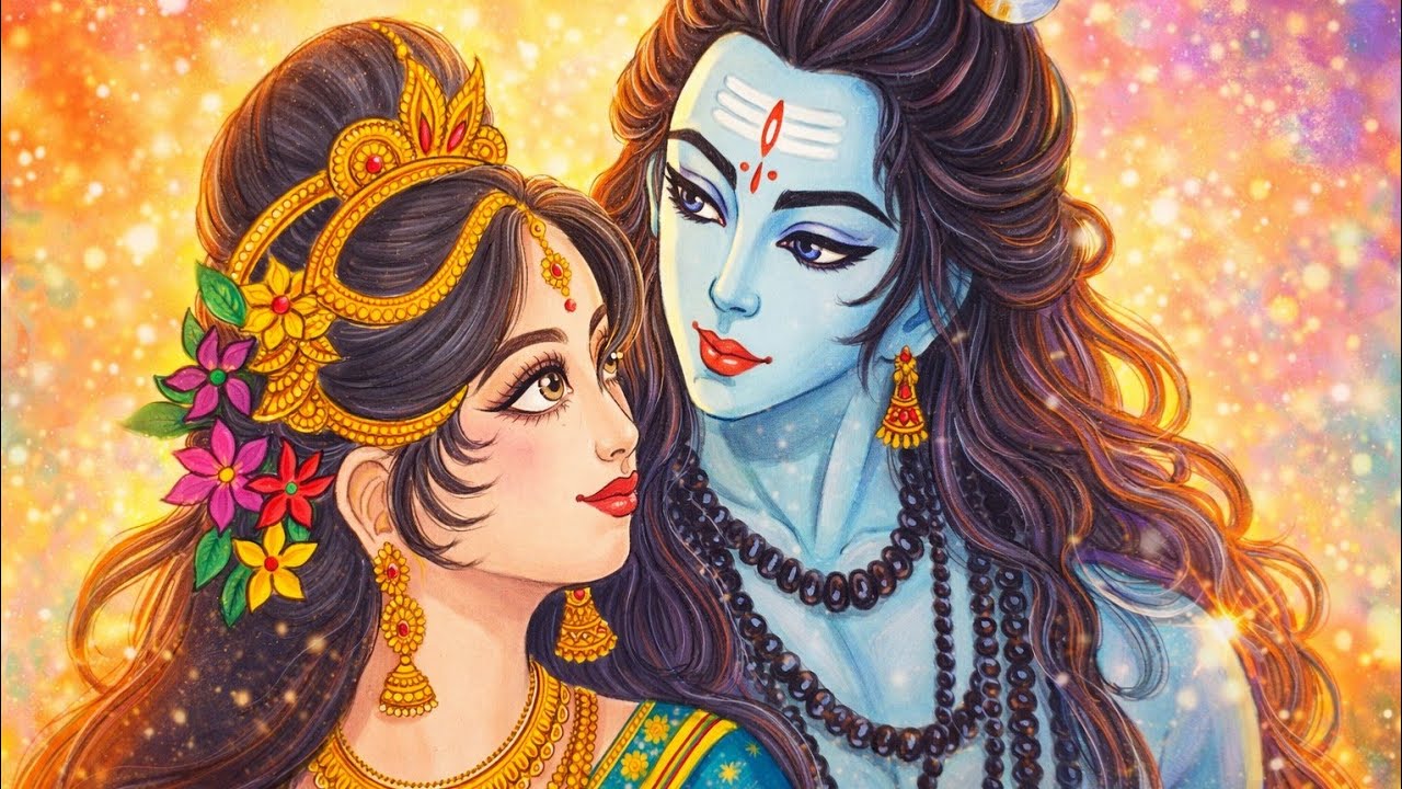 Shiva and Parvati drawing ✨ | Albela Artistry |