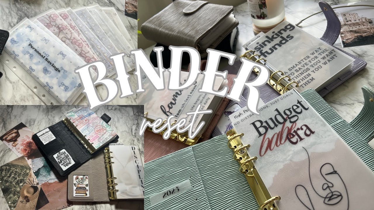 Binder Reset | 22 year old cash budgeter |
