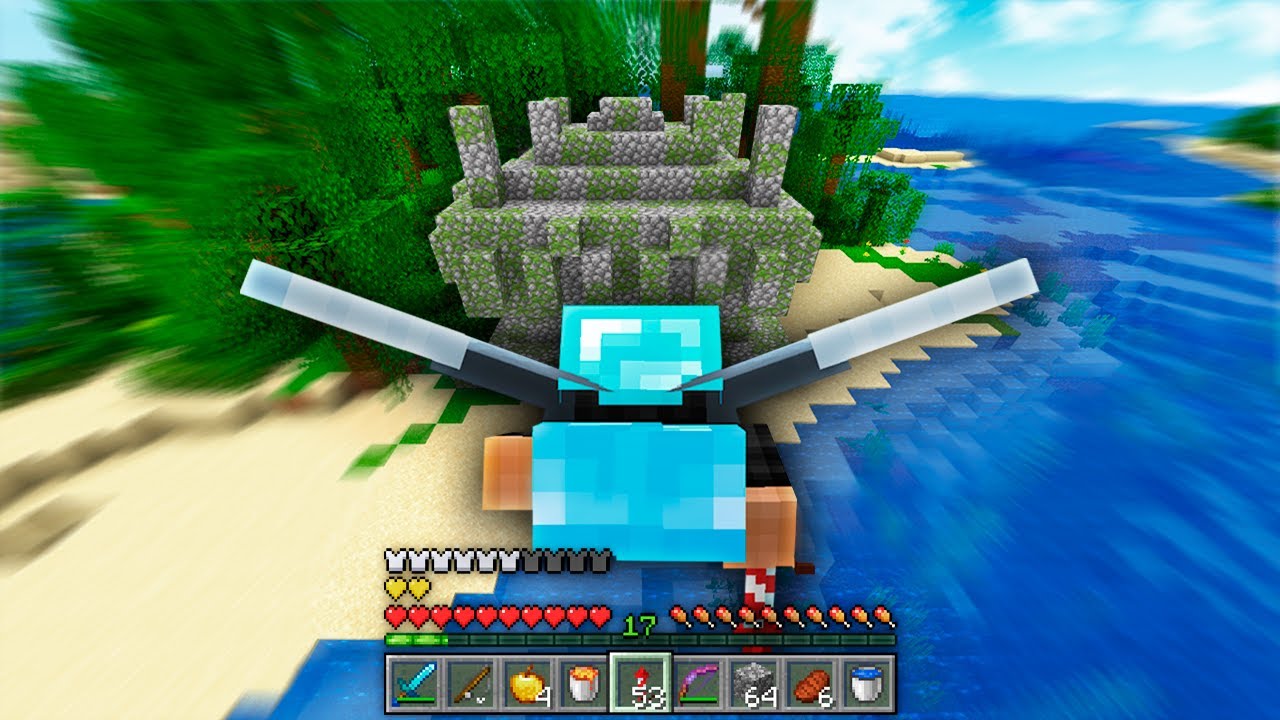 I crafted an ELYTRA in Minecraft UHC