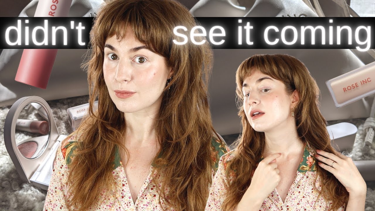 ROSE INC MAKEUP REVIEW & MY 5-MINUTE MAKEUP ROUTINE FOR LOOKING MY AGE BUT ALSO LIKE A BABY BIRD