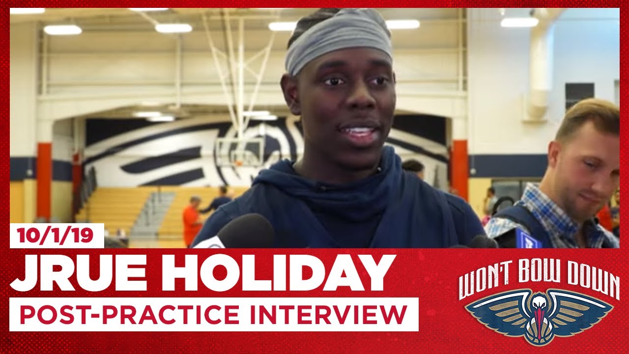 Jrue Holiday After Pelicans' 1st Practice | New Orleans Pelicans