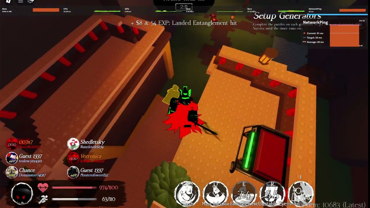 The 1x1x1x1 rework in a match. (Forsaken)