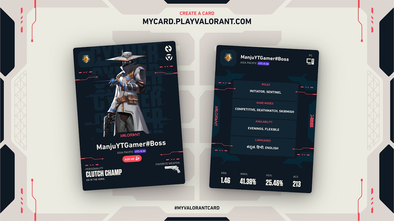 🎮Every Valorant Player Needs to See This! | Riot Just dropped the cleanest player cards Flex#mycard
