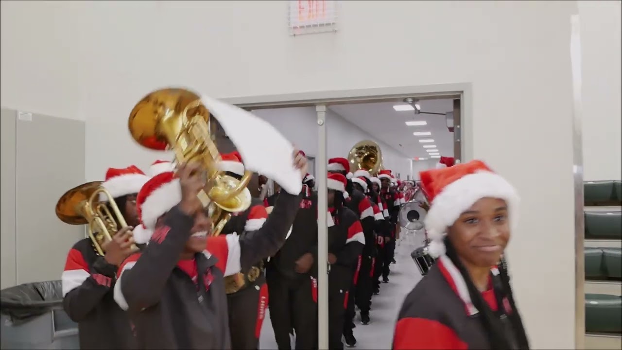 Booker T Marching band Entering stadium 2024 @ Cohen classic battle of bands (HD) 4K