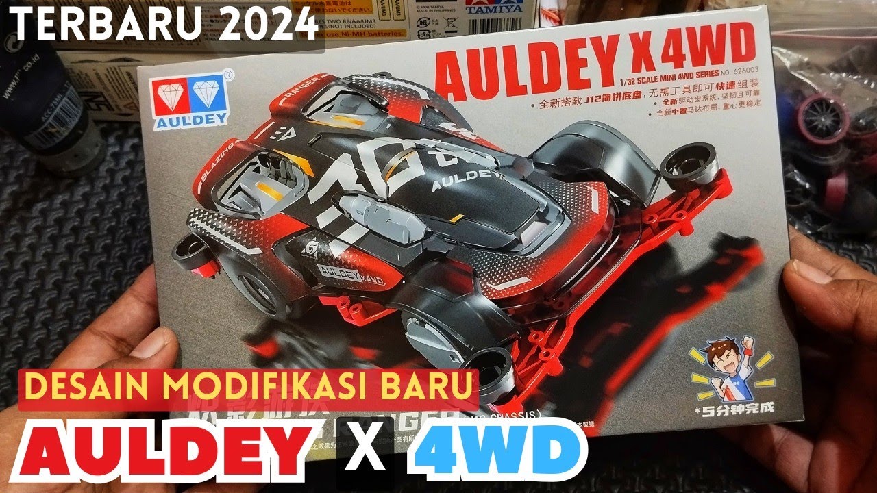 KIT TERBARU 2024 - AULDEY MINI 4WD - BLAZING RANGER - AULDEY X 4WD TEAM OF DREAM