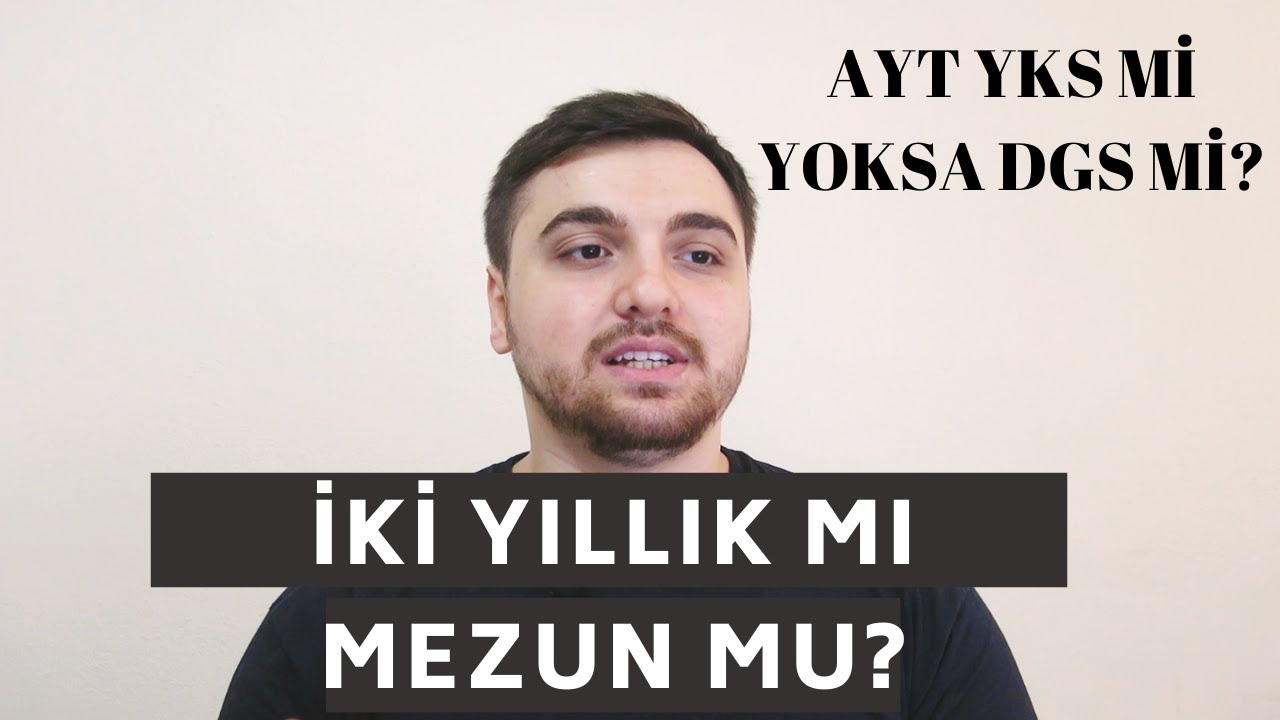 DGS mi? Mezuna Kalmak mı? İki yıllık okumak vs MEZUNA KALMAK! #2021yks #dgs #ayt