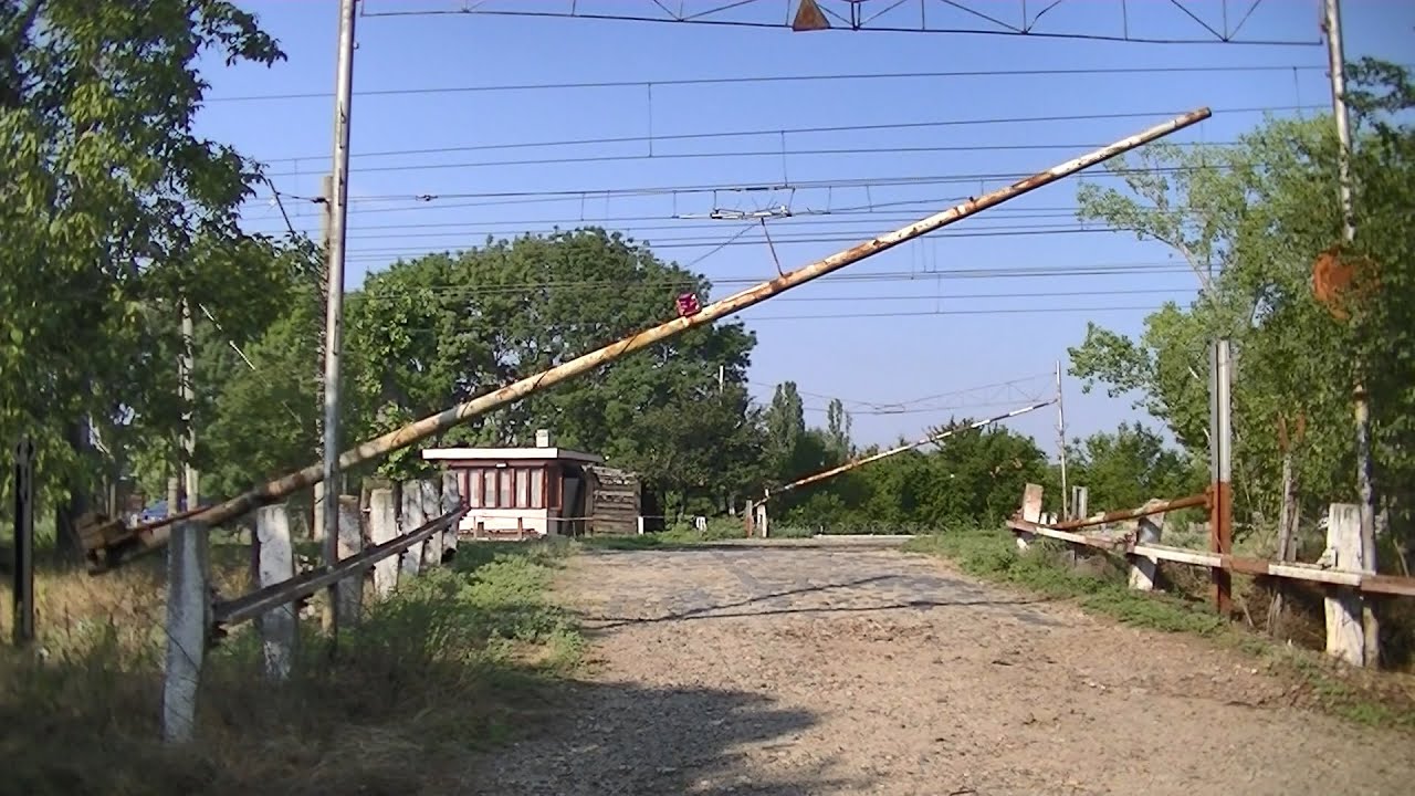 Spoorwegovergang Caracal (RO) // Railroad crossing // Trecere la nivel