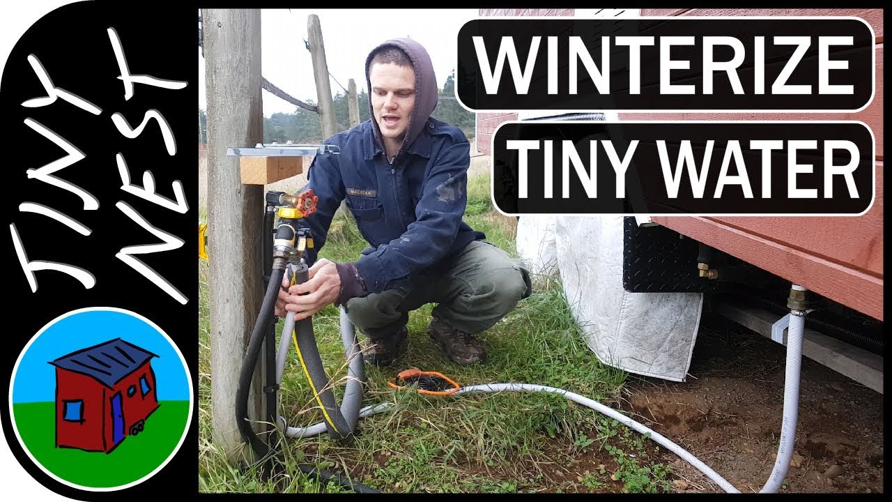 Winterizing Tiny House Water Supply