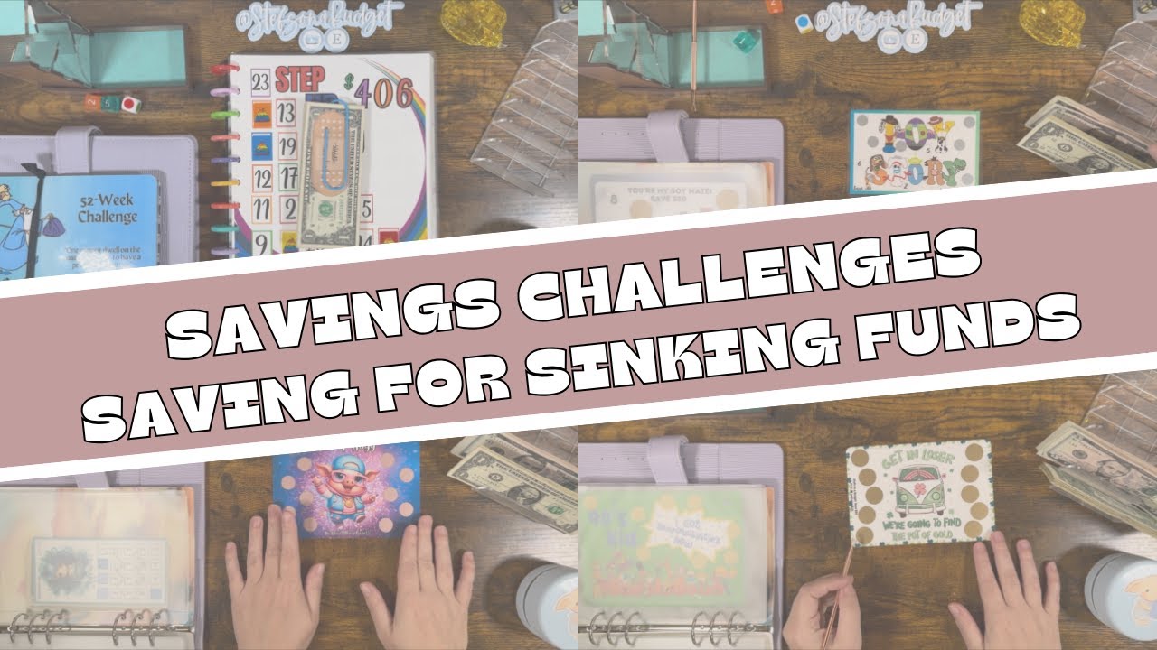 Savings Challenges | Saving for Sinking Funds | Cash Stuffing | Zero Based Budgeting