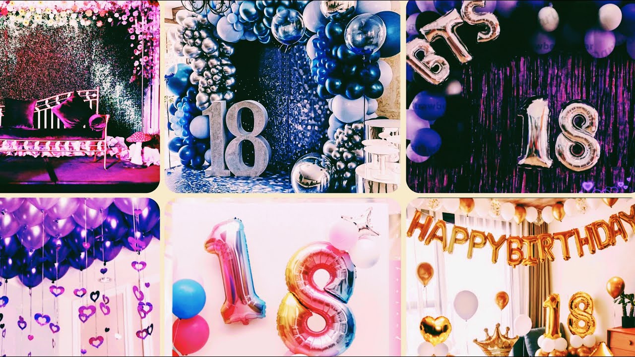18TH BIRTHDAY DECORATION IDEAS || DEBUT PARTY BACKDROP COMPILATION