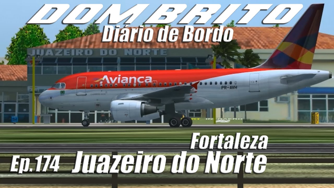 FS2004 - Airbus A318 Avianca - Fortaleza / Juazeiro do Norte - Ep.174