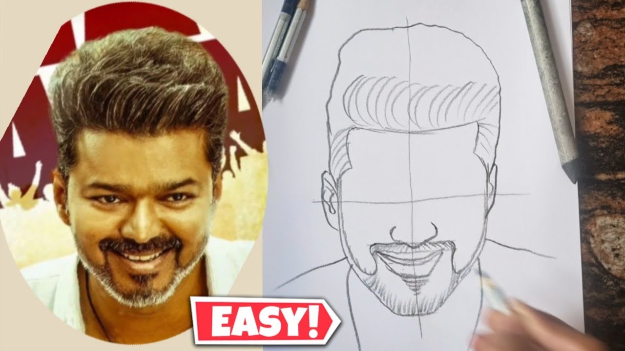Jana Nayagan Thalapathy Vijay Drawing