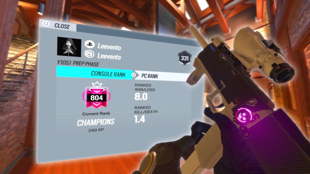 🔴BEST SLOW SENS CHAMPION PLAYS PC RANKED 🌸 (BEST SLOW CONSOLE SETTINGS & SENS)- Rainbow Six Siege