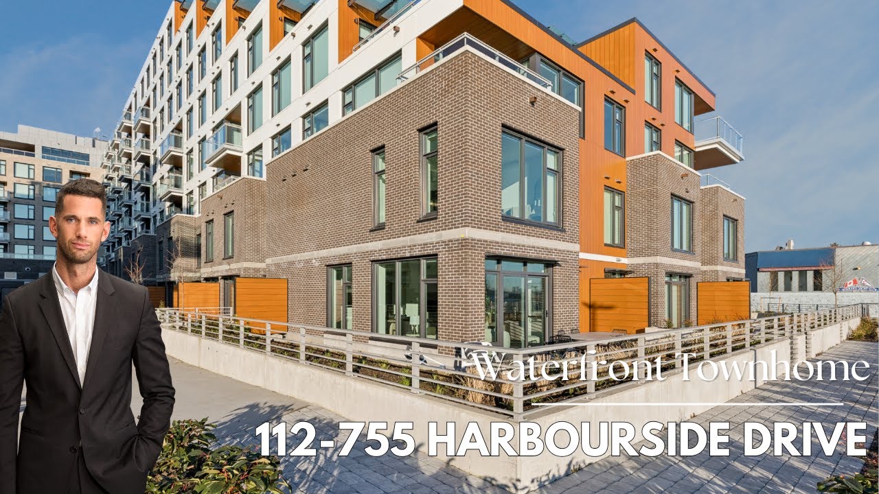112 755 Harbourside Dr | North Vancouver Waterfront Townhome Tour