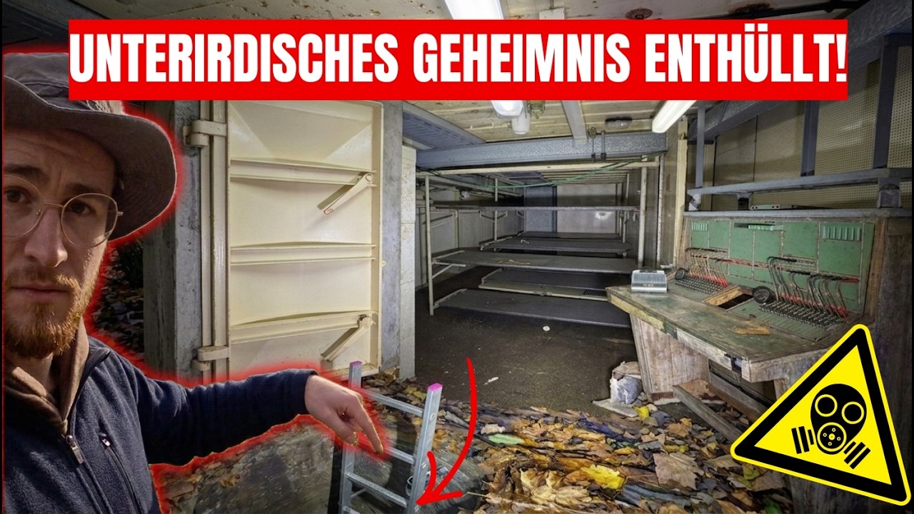 LOSTPLACE // Dieser BUNKER ist noch KOMPLETT eingerichtet!☢️ Wir finden ATOMBUNKER-KONTROLLSTAND!😱