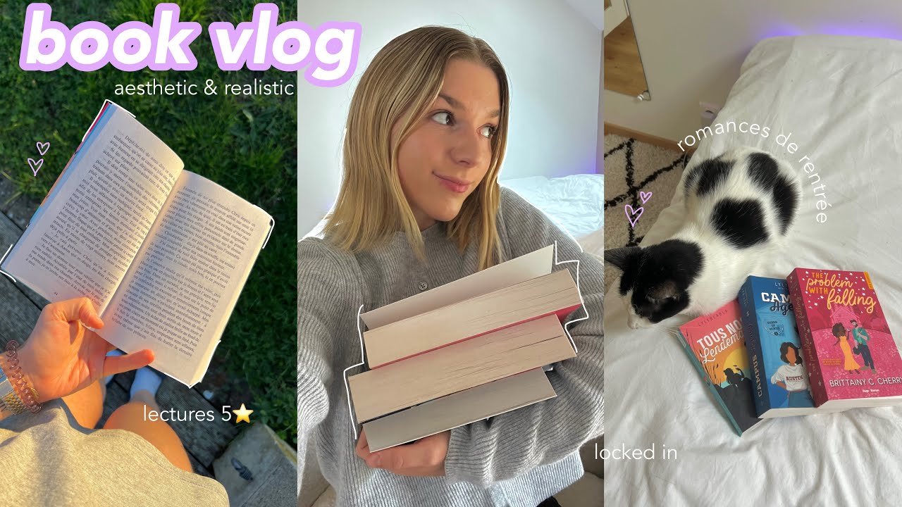 un vlog lecture cozy pour la rentrée :