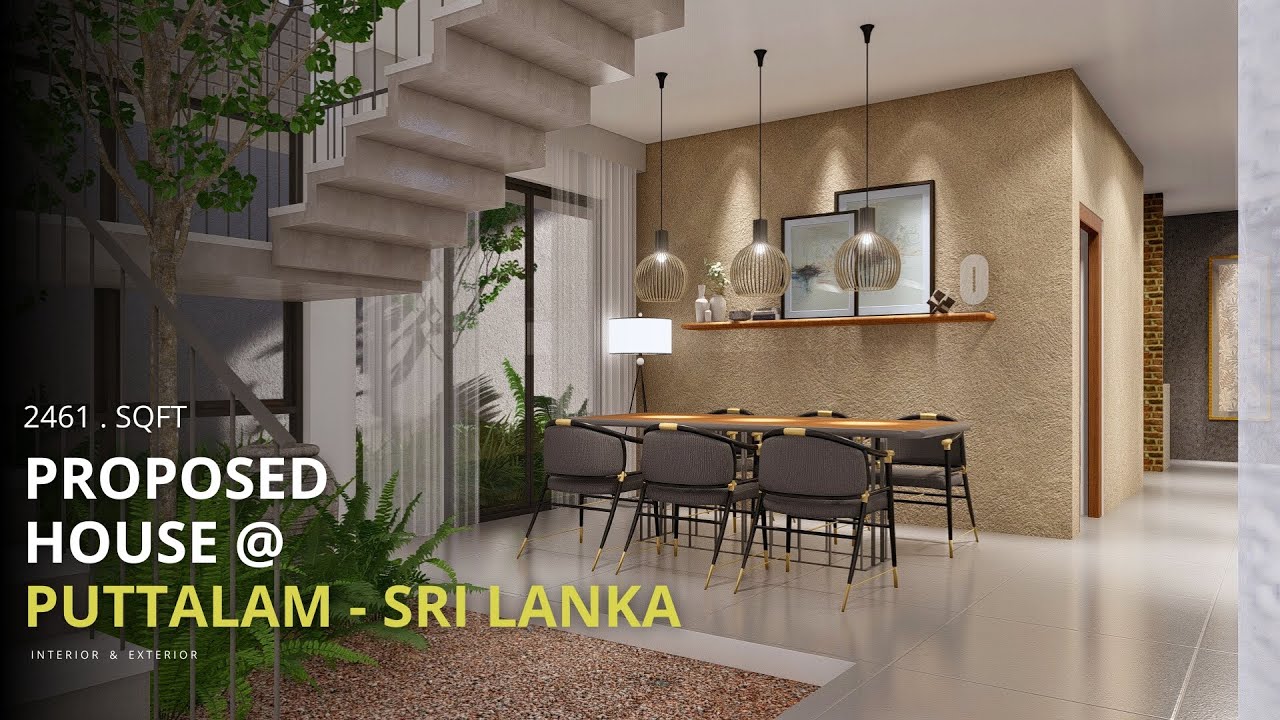 House Design @ Puttalam - Sri Lanka | 2461 SQFT | Architectural Design | Box Type House Design