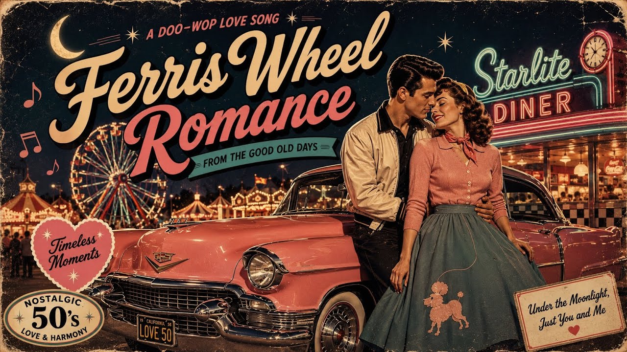 Ferris Wheel Romance 🎡 | 1950s Doo-Wop Love Songs & Vintage Americana Oldies
