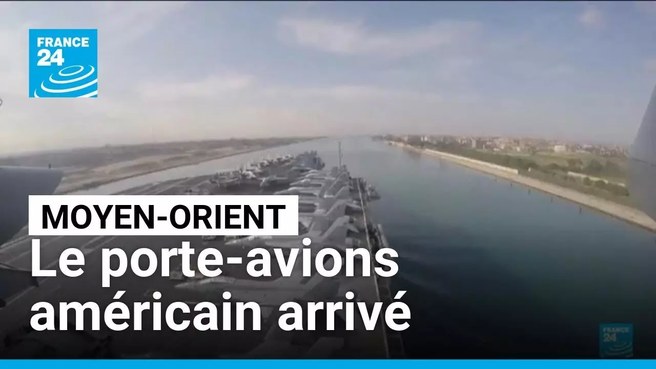 Le porte-avions américain Abraham Lincoln est arrivé au Moyen-Orient • FRANCE 24