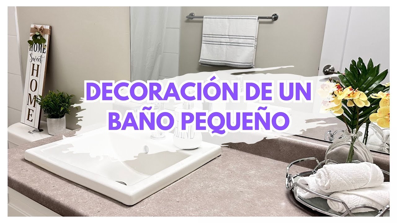 #decoracion DE UN BAÑO PEQUEÑO🌺