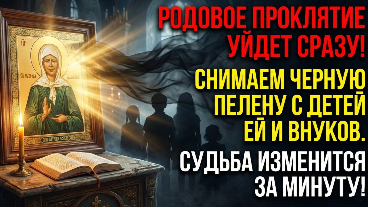 ПОЛНАЯ ОЧИСТКА ОТ СГЛАЗА И ПОРЧИ! ПРОКЛЯТИЕ УЙДЕТ СРАЗУ | Молитва от порчи