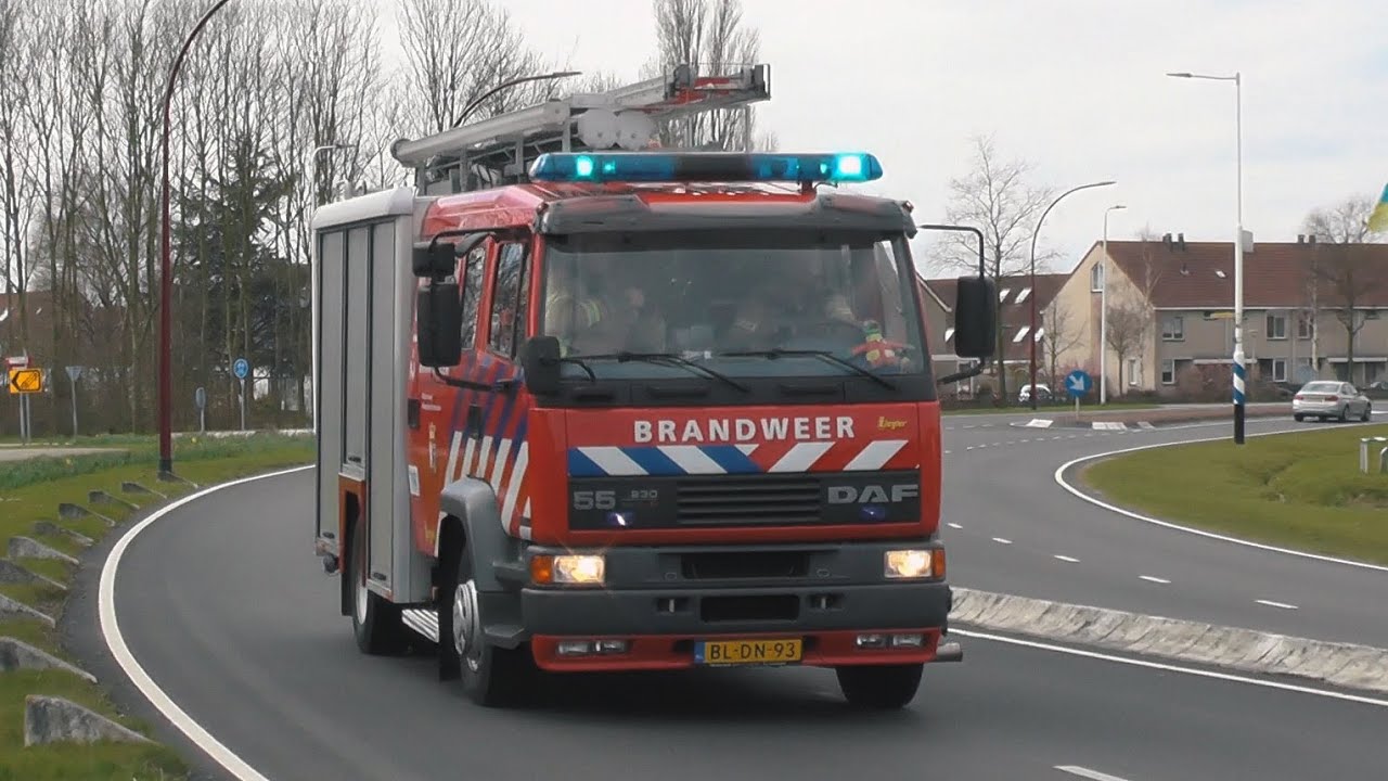 11x Brandweer Oostvoorne TS61-2 DAF 55 230 met spoed (archief)