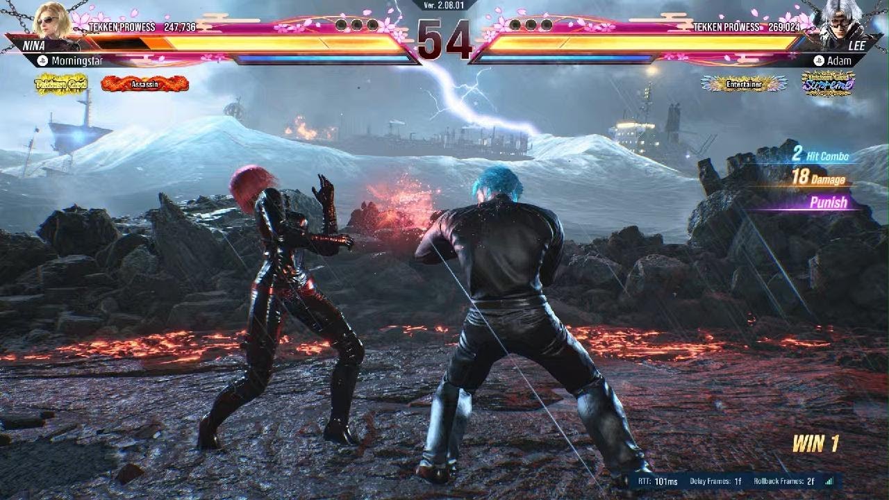 TEKKEN8 Nina gets revenge on Lee