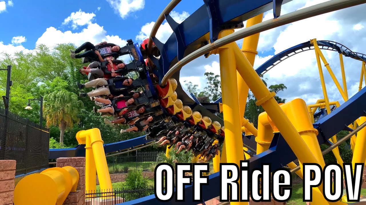 Montu **NEW PAINT JOB** (4K OFF Ride POV)- Busch Gardens Tampa, Tampa, FL