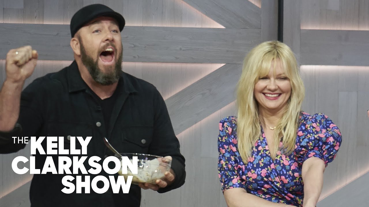 Kirsten Dunst, Chris Sullivan And Kelly Make Pumpkin Spice Shepherd's Pie | The Kelly Clarkson Show
