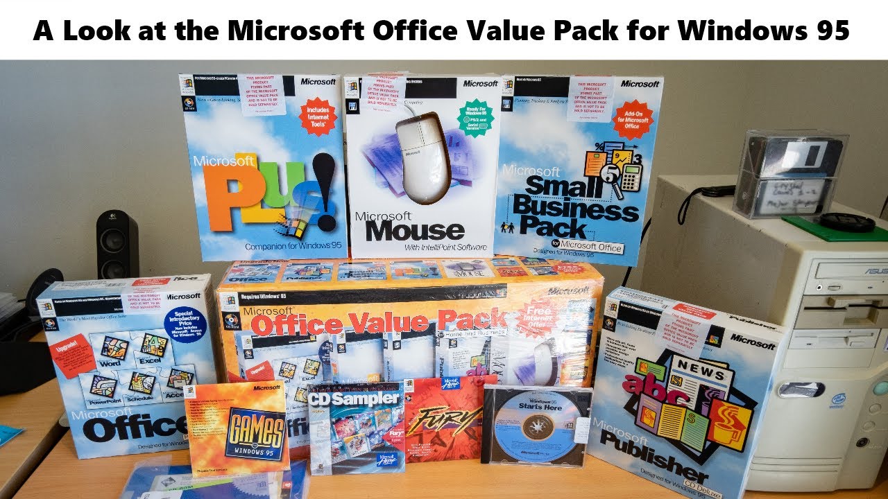 The Microsoft Office Value Pack for Windows 95